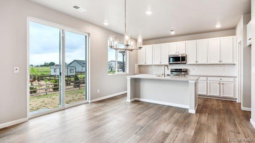 Furnished interior view inside a new home in Highlands Preserve, Mead (Image 3).