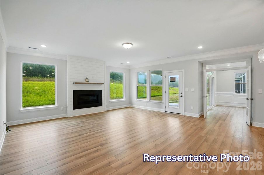 Spacious, unfurnished interior of a new home in The Enclave at Laurelbrook, Sherrills Ford (Image 22).