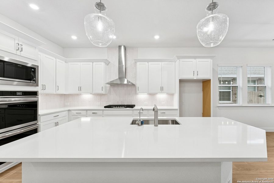Furnished interior view inside a new home in Davis Ranch 50', San Antonio (Image 7).