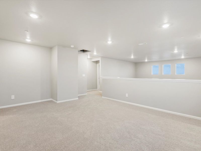 Spacious, unfurnished interior of a new home in Buffalo Highlands: The Flora Collection, Commerce City (Image 12). Spacious, unfurnished interior of a new home in Buffalo Highlands: The Flora Collection, Commerce City (Image 12).