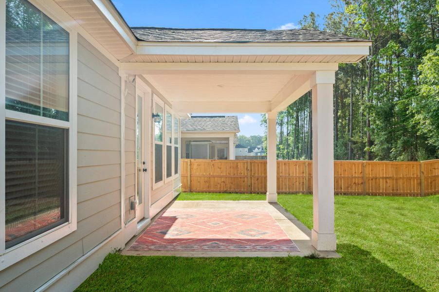 Exterior details and patio area of a home in , Moncks Corner (Image 24). Exterior details and patio area of a home in , Moncks Corner (Image 24).