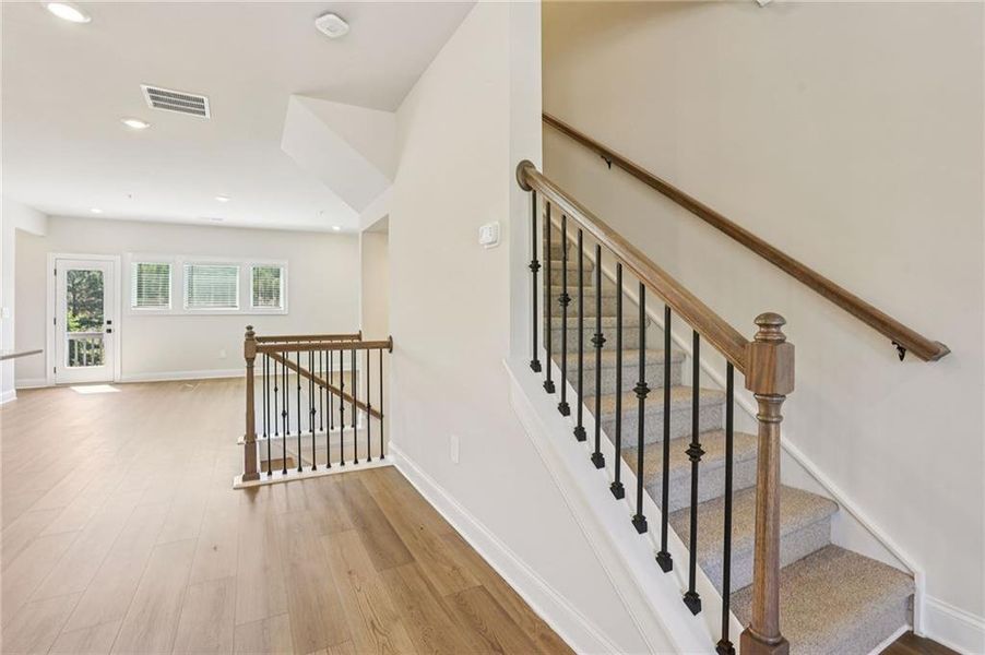 Spacious, unfurnished interior of a new home in Hemingway - Highland Series, Cumming (Image 36). Spacious, unfurnished interior of a new home in Hemingway - Highland Series, Cumming (Image 36).