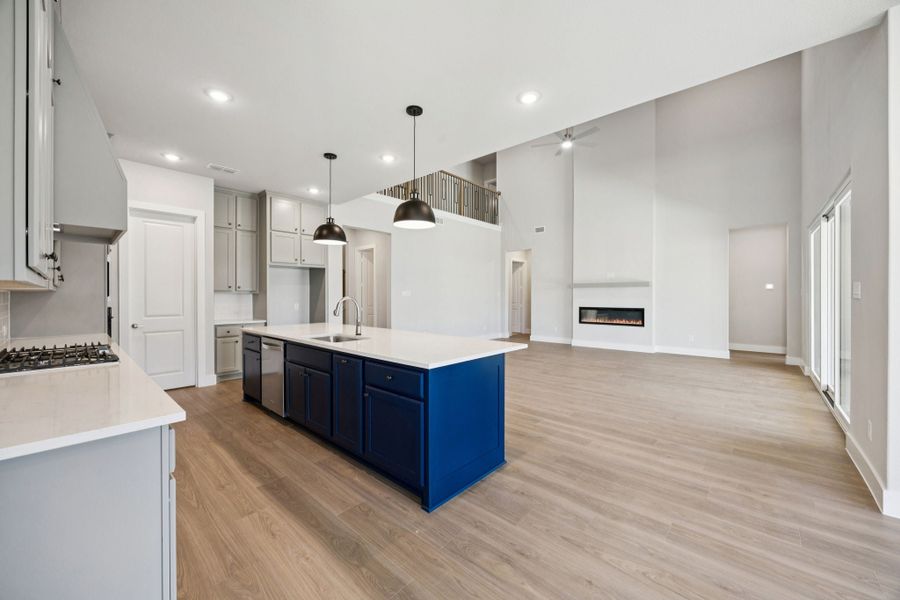 Furnished interior view inside a new home in Painted Tree Lakeside, McKinney (Image 6).