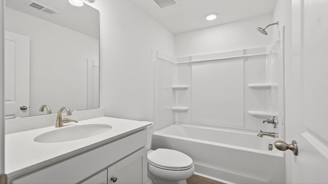 Furnished interior view inside a new home in Creekside at Andrews, Summerville (Image 11).