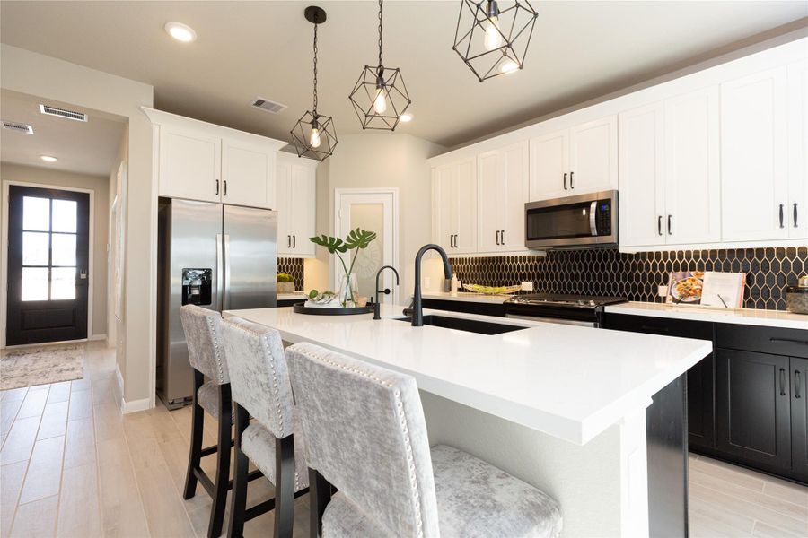 Furnished interior view inside a new home in , Conroe (Image 20).