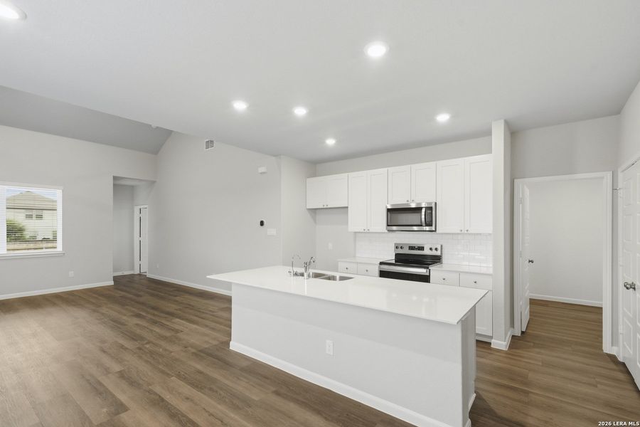 Furnished interior view inside a new home in Abbott Place, St. Hedwig (Image 13).