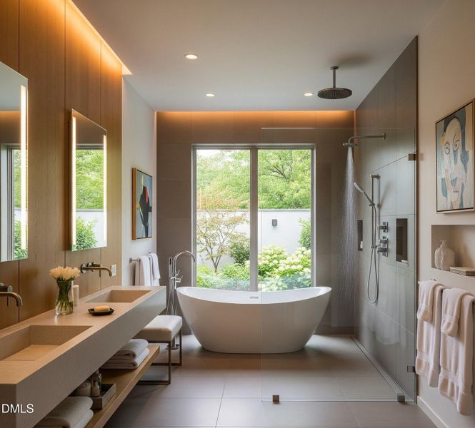 master bathroom