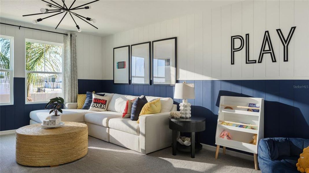 Furnished interior view inside a new home in Pasadena Landing, Wesley Chapel (Image 20). Furnished interior view inside a new home in Pasadena Landing, Wesley Chapel (Image 20).