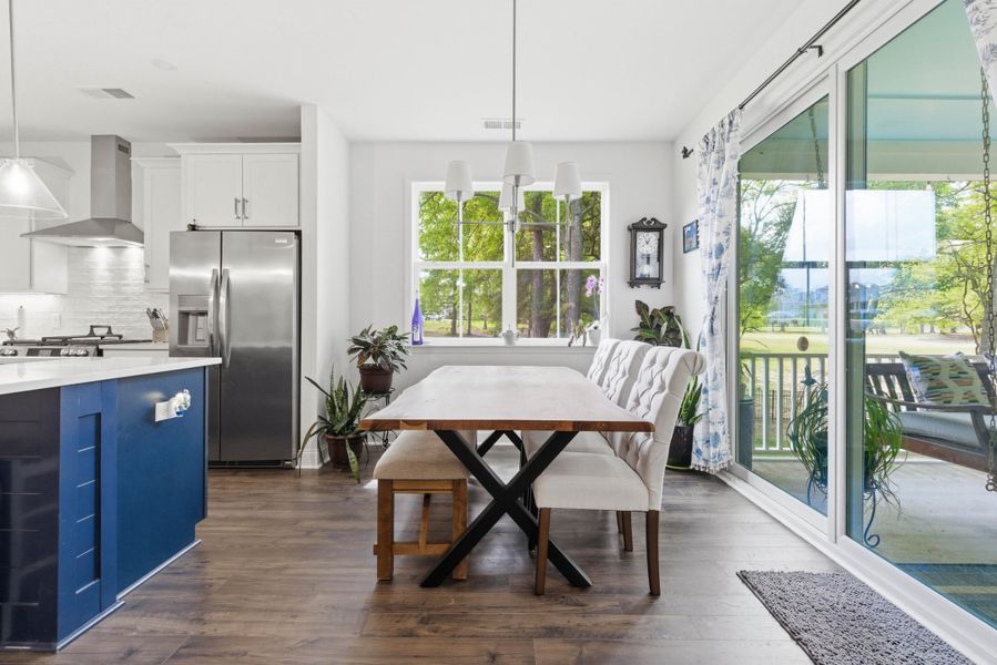 Furnished interior view inside a new home in , Santee (Image 72).