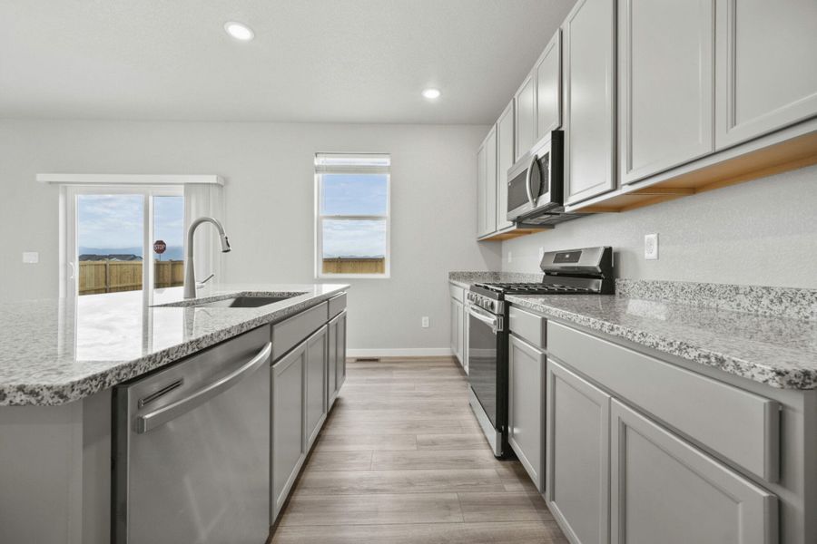 Representative furnished interior of a home built from the Olive by View Homes in Aspen Ranch, Fountain (Image 10).