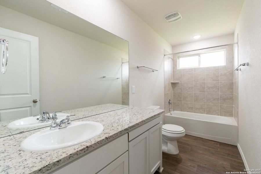 Furnished interior view inside a new home in Whisper Falls, San Antonio (Image 4). Furnished interior view inside a new home in Whisper Falls, San Antonio (Image 4).