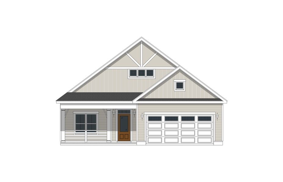 Representative exterior photo of a completed home built from the Beckett by Bill Clark Homes in The Sanctuary at Sunset Beach, Sunset Beach, NC (Image 31).