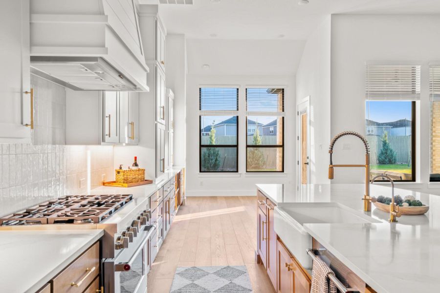 Furnished interior view inside a new home in , Liberty Hill (Image 5). Furnished interior view inside a new home in , Liberty Hill (Image 5).