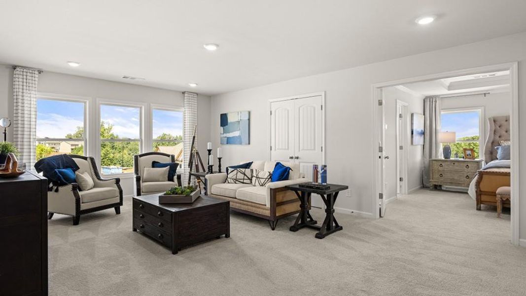 Furnished interior view inside a new home in Thalley Creek Estates, Cumming (Image 39).