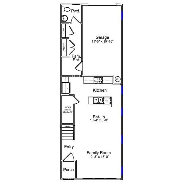 CANNALILY 1ST FLOOR END UNIT Floorplan