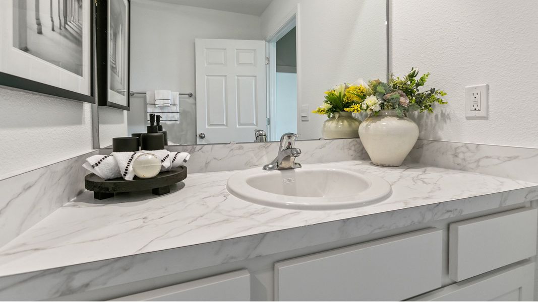 Representative interior finishes for a home built from the Osmond by D.R. Horton in Cordera Townhomes Express, St. Augustine (Image 19). Representative interior finishes for a home built from the Osmond by D.R. Horton in Cordera Townhomes Express, St. Augustine (Image 19).