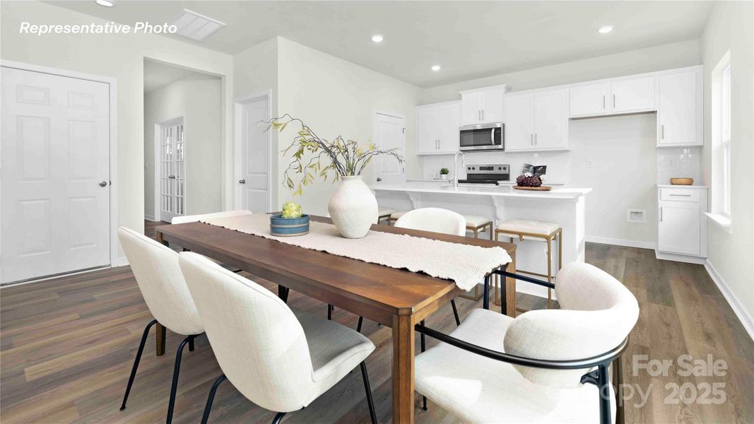 Furnished interior view inside a new home in Villages of Maiden, Maiden (Image 6).