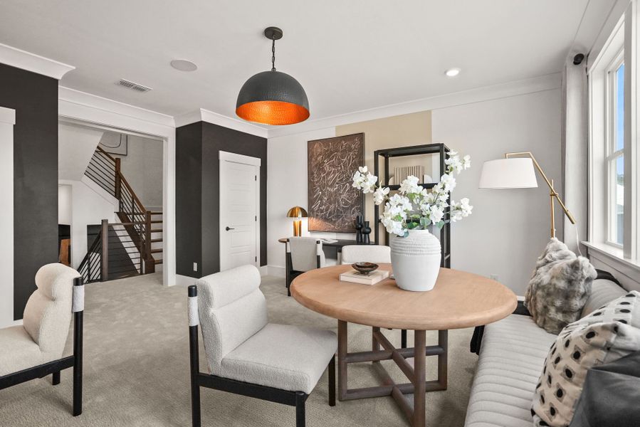 Representative furnished interior of a home built from the Stonegate by Pulte Homes in The Retreat at Carolina Ridge, Harrisburg (Image 59). Representative furnished interior of a home built from the Stonegate by Pulte Homes in The Retreat at Carolina Ridge, Harrisburg (Image 59).