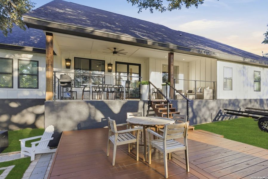Exterior details and patio area of a home in , Kingsland (Image 25). Exterior details and patio area of a home in , Kingsland (Image 25).