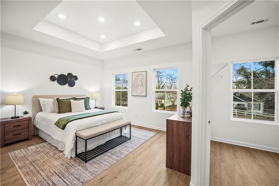 Furnished interior view inside a new home in , Atlanta (Image 12).