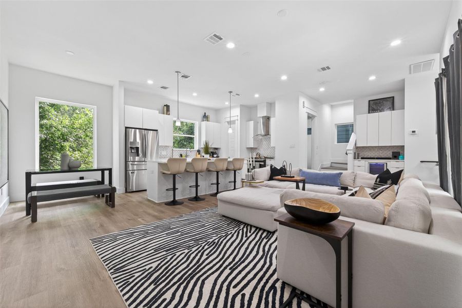Furnished interior view inside a new home in , Houston (Image 3).