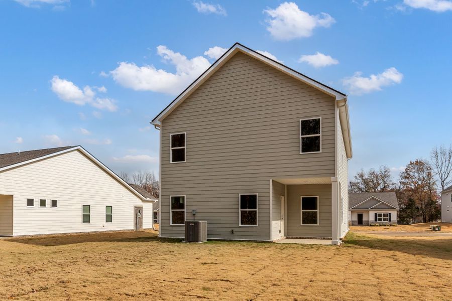 Exterior details and patio area of a home in Marlin Pointe, White House (Image 3). Exterior details and patio area of a home in Marlin Pointe, White House (Image 3).