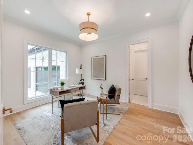 Furnished interior view inside a new home in , Charlotte (Image 20).
