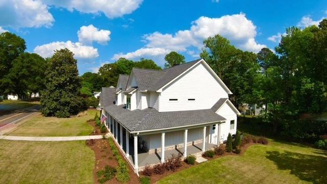 Front exterior of a new home in , Sugar Hill, GA, highlighting curb appeal (Image 25).