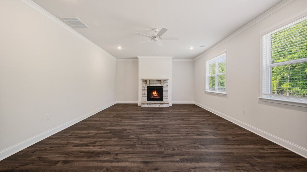Spacious, unfurnished interior of a new home in Heritage Pointe, Senoia (Image 20).