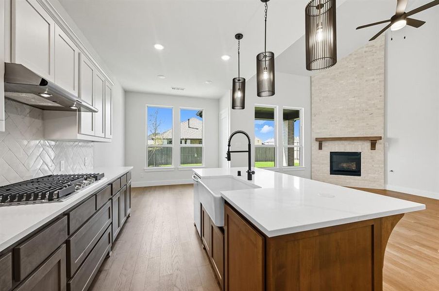 Furnished interior view inside a new home in Pecan Square: 50ft. lots, Northlake (Image 7). Furnished interior view inside a new home in Pecan Square: 50ft. lots, Northlake (Image 7).