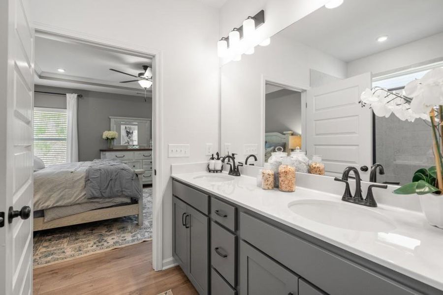 Furnished interior view inside a new home in The Stiles, Cartersville (Image 9).