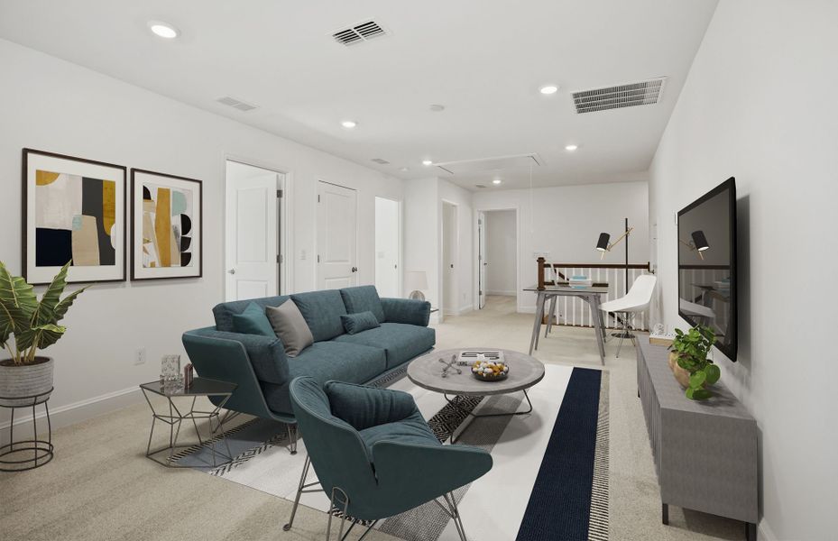 Furnished interior view inside a new home in Kinsdale, Lancaster (Image 6).