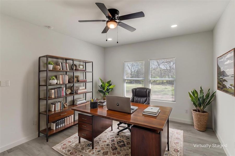Furnished interior view inside a new home in , Dallas (Image 17).