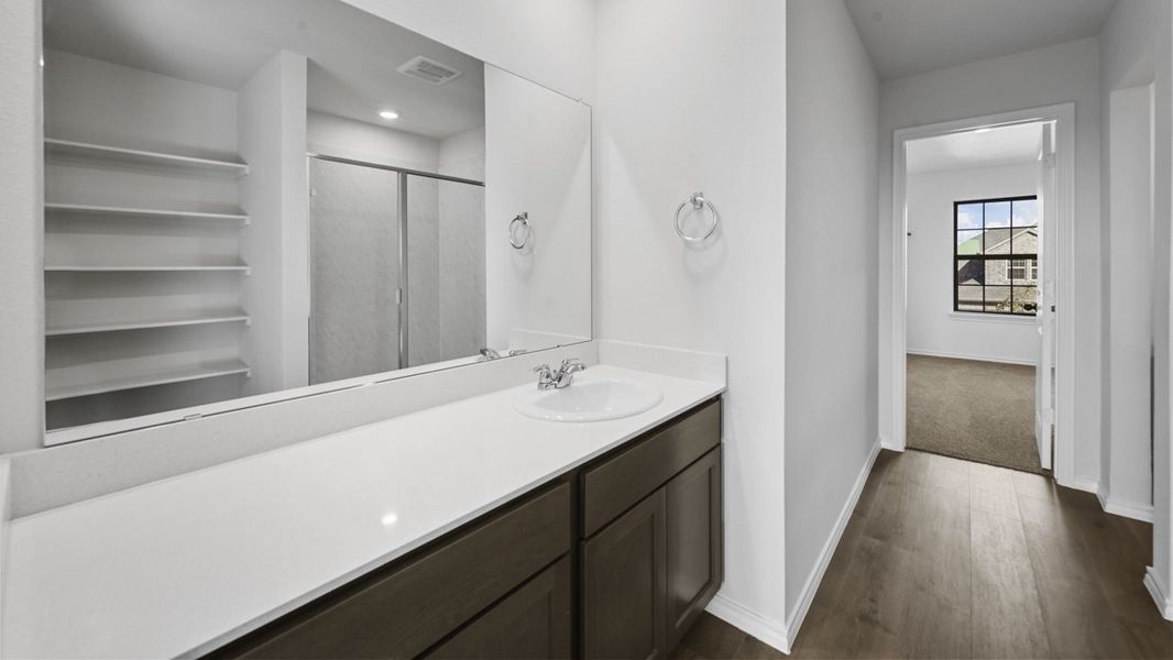 Furnished interior view inside a new home in Wildcat Ranch, Crandall (Image 7).