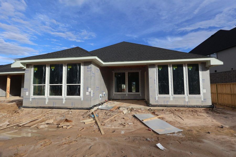In-progress construction of a new home in Woodson’s Reserve, Spring, TX (Image 6). In-progress construction of a new home in Woodson’s Reserve, Spring, TX (Image 6).