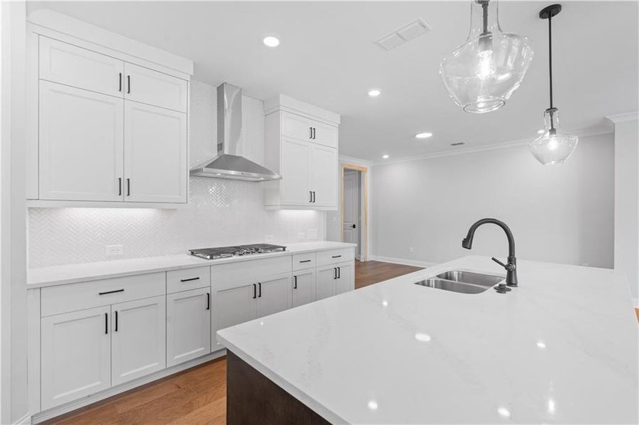 Furnished interior view inside a new home in Promenade at Sawnee Village, Cumming (Image 17).