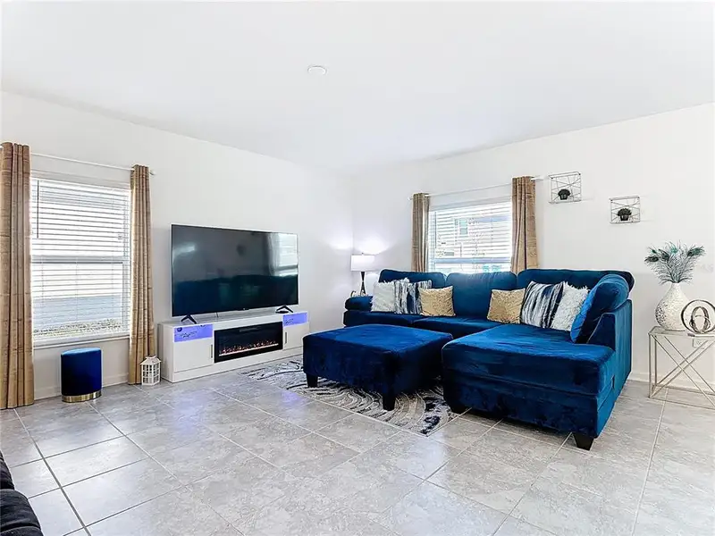 Furnished interior view inside a new home in Lawson Dunes, Haines City (Image 10).