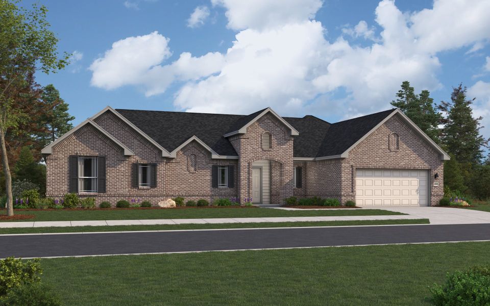 Rendering of floor plan. Colors and features may differ from shown representation.