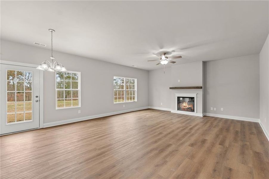 Spacious, unfurnished interior of a new home in , Hartwell (Image 15). Spacious, unfurnished interior of a new home in , Hartwell (Image 15).