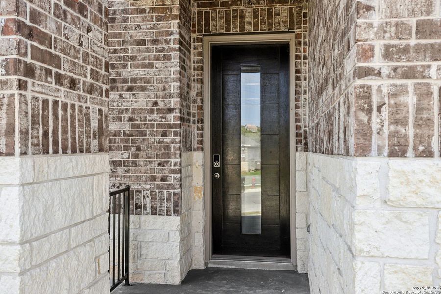 Exterior details and patio area of a home in Legendary Trails - Classic Series, Cibolo (Image 28). Exterior details and patio area of a home in Legendary Trails - Classic Series, Cibolo (Image 28).