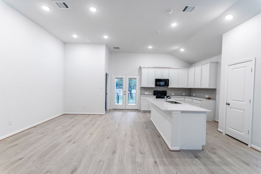 Furnished interior view inside a new home in Sanctuary, Salado (Image 3). Furnished interior view inside a new home in Sanctuary, Salado (Image 3).