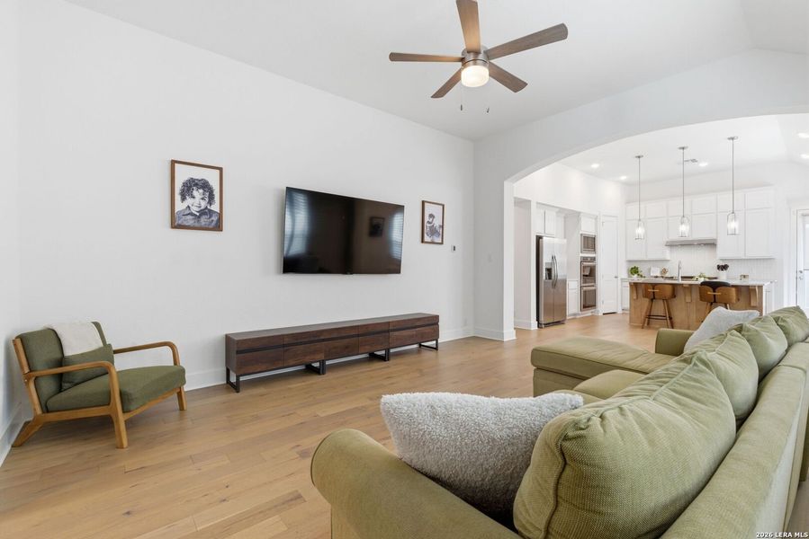 Furnished interior view inside a new home in Veramendi, New Braunfels (Image 10).