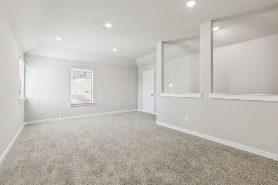 Representative unfurnished interior of a home built from the Stanley II | Ventana by Trophy Signature Homes in Ventana, Fort Worth (Image 35).