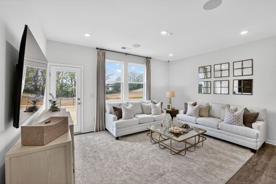 Representative furnished interior of a home built from the Linville by Taylor Morrison in Fincastle Glen, Shelby (Image 4).