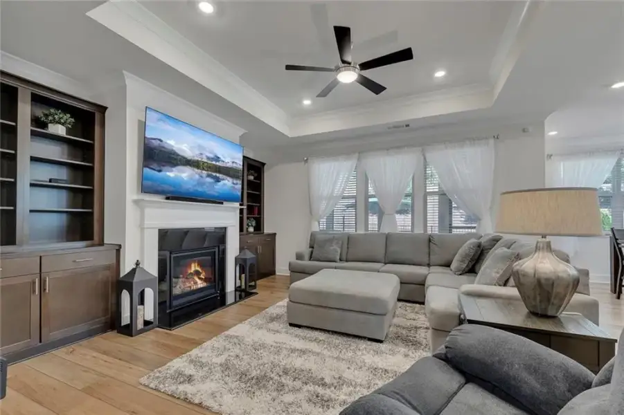 Furnished interior view inside a new home in , Canton (Image 40). Furnished interior view inside a new home in , Canton (Image 40).