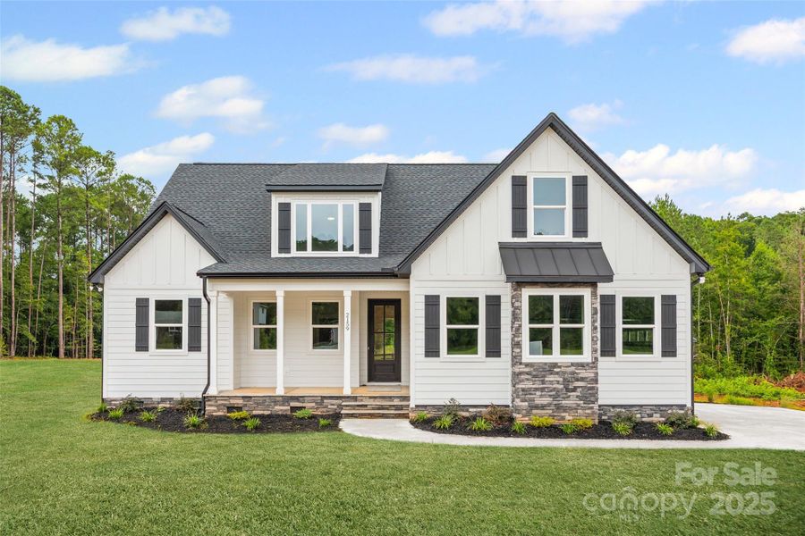 Front exterior of a new home in , Rock Hill, SC, highlighting curb appeal (Image 23).