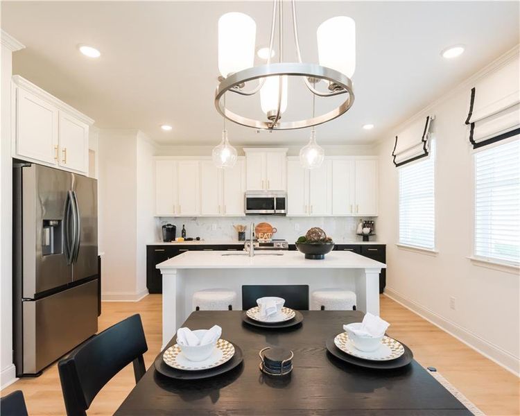 Furnished interior view inside a new home in Hellen Valley, Braselton (Image 19).