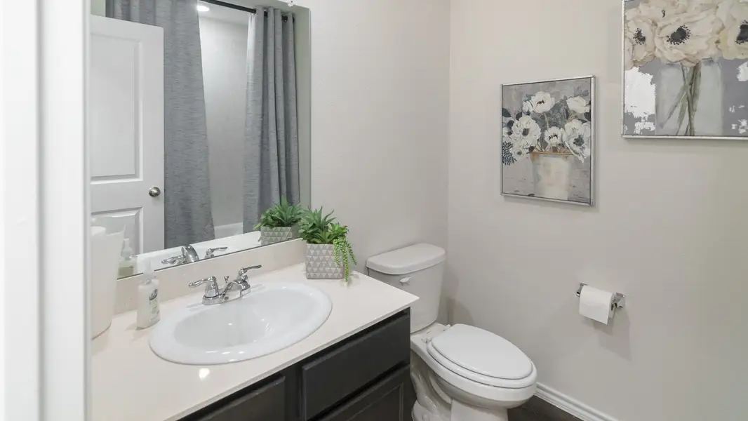 Furnished interior view inside a new home in Stonewyck Farms, Ennis (Image 3).