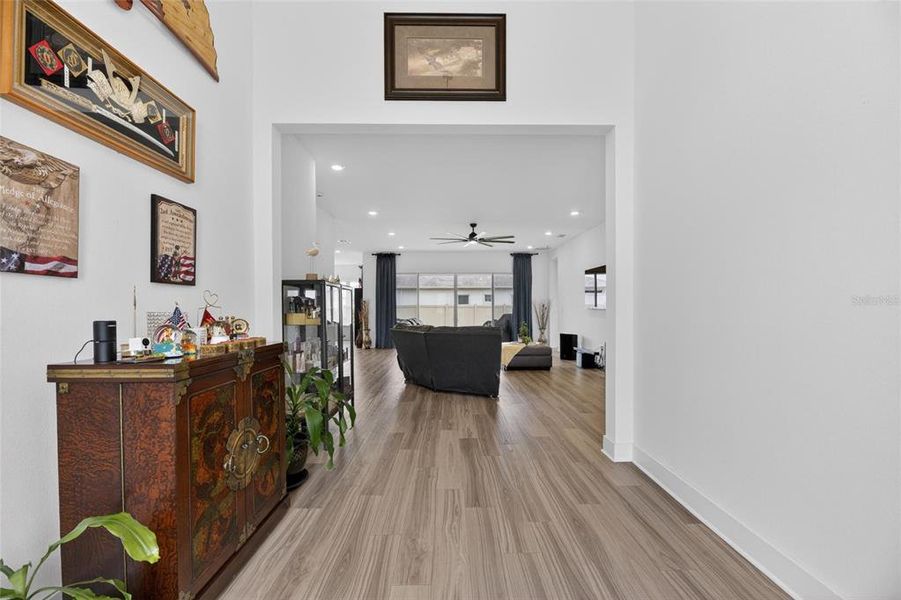 Furnished interior view inside a new home in Robin's Cove at Epperson, Wesley Chapel (Image 8).