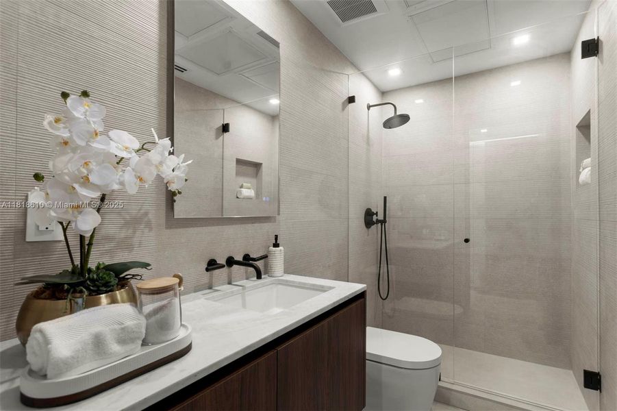 Furnished interior view inside a new home in , Miami (Image 12). Furnished interior view inside a new home in , Miami (Image 12).